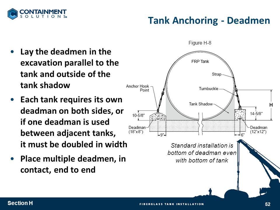 Containment Solutions Fiberglass Tank Charts