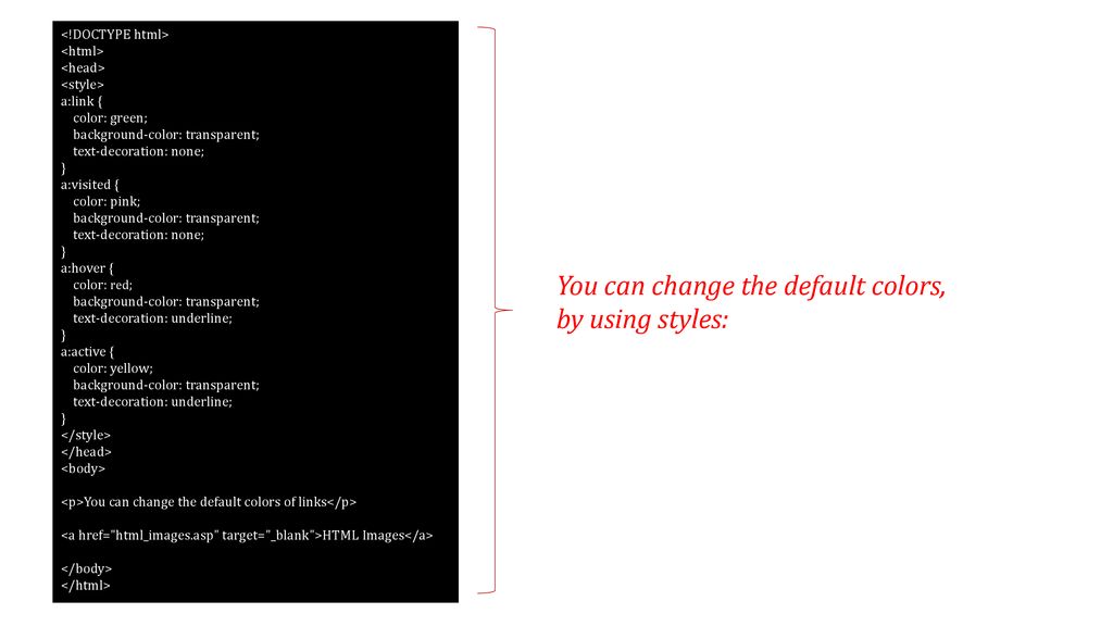 Html Links Ppt Download Html Links Ppt Download