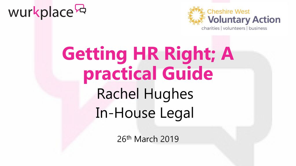 Getting HR Right; A practical Guide