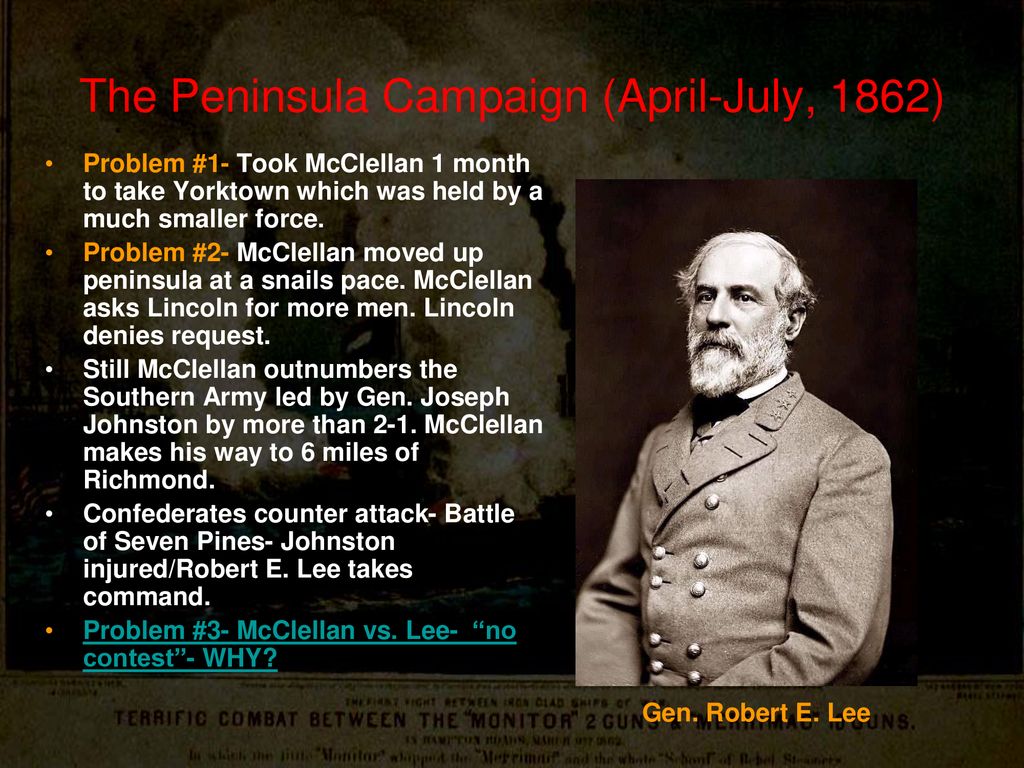 The Peninsula Campaign (April-July, 1862)