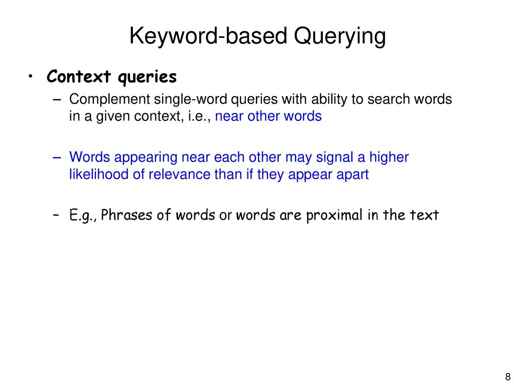 Query Languages Berlin Chen 2003 Reference: - ppt download