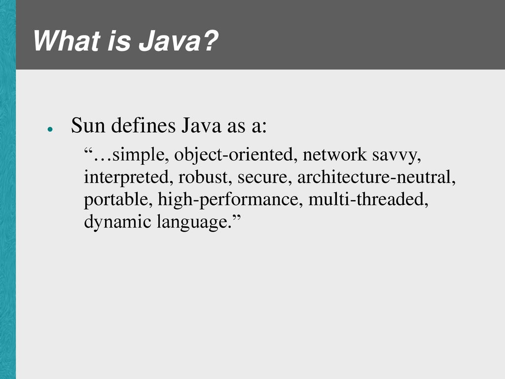 Introducing Java. - ppt download
