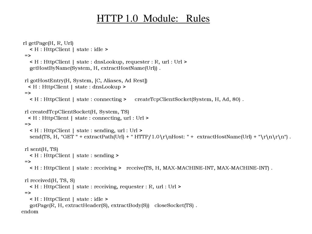 Maude and Active Networks - ppt download