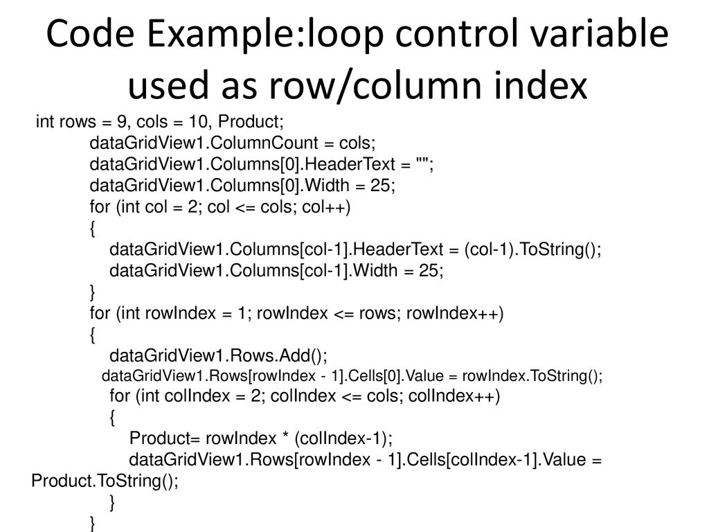 Loop Continue ISYS ppt download