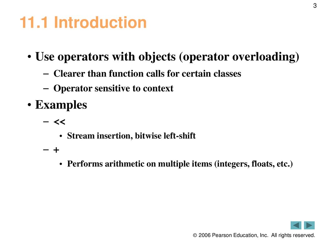 Operator Overloading; String and Array Objects - ppt download