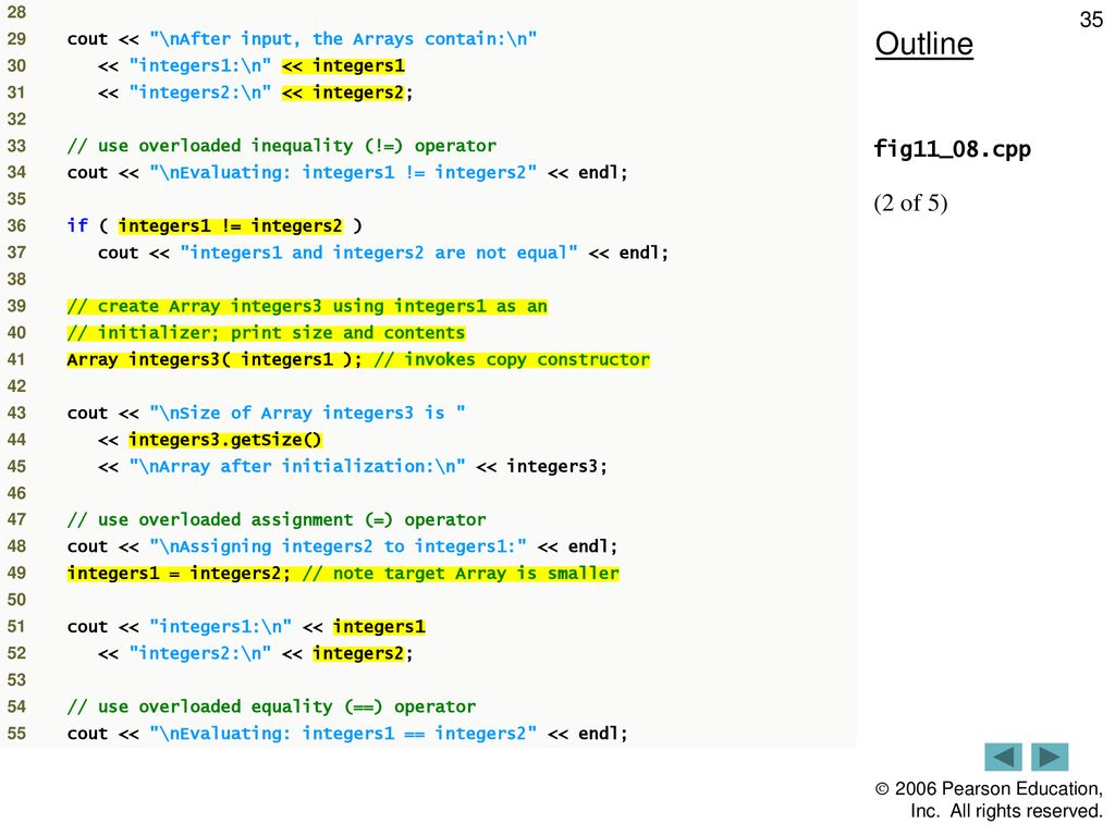 Operator Overloading; String and Array Objects - ppt download