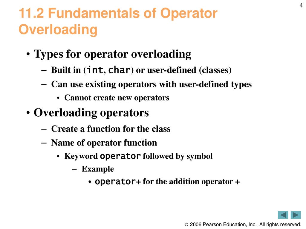 Operator Overloading; String and Array Objects - ppt download