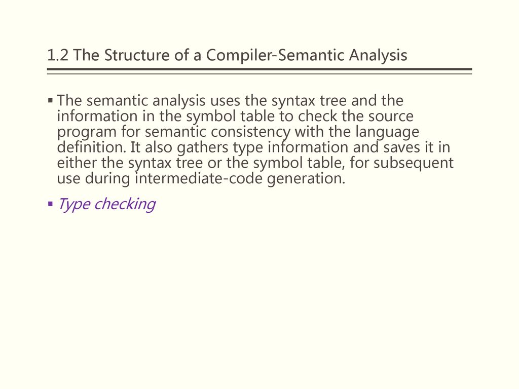 Compilers Principles, Techniques, & Tools Taught By Jing Zhang - Ppt ...