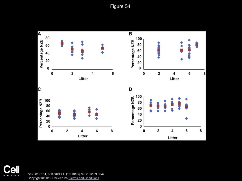 Figure S4 The Heteroplasmy Level in Progeny of Heteroplasmic Mice Does Not Decrease in Successive Litters, Related to Figure 3.