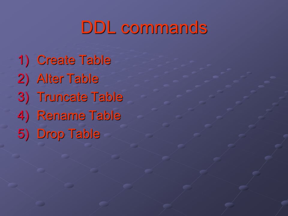 Ddl это. DDL. Data Definition language - DDL. DDL это язык описания.