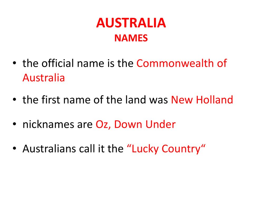 AUSTRALIA. - ppt download