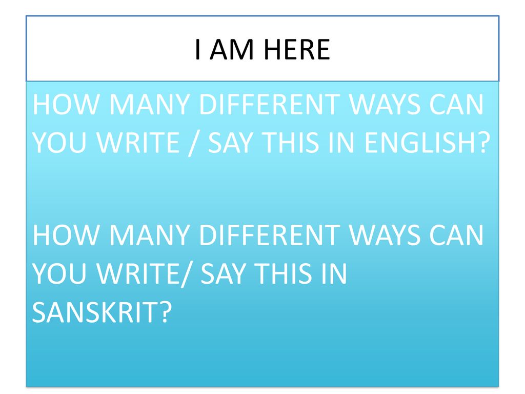 WHY ARE WE LEARNING SANSKRIT Ppt Download why-are-we-learning-sanskrit-ppt-download