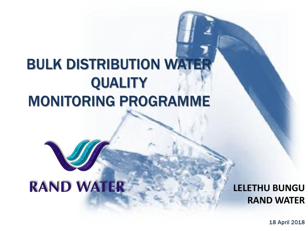 BULK DISTRIBUTION WATER QUALITY MONITORING PROGRAMME