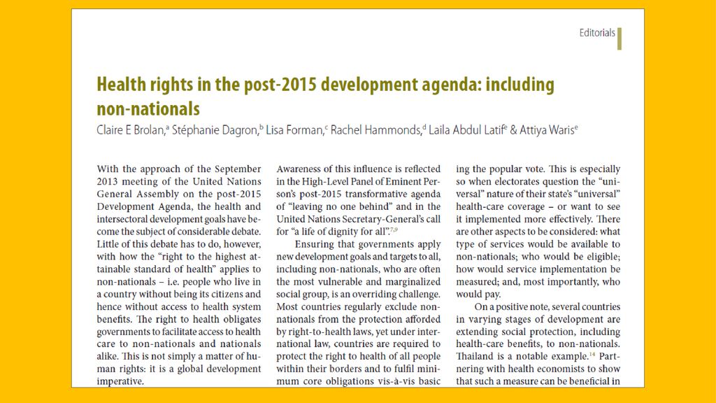 Universal Health Coverage In One Asean Are Migrants Included Ppt Download