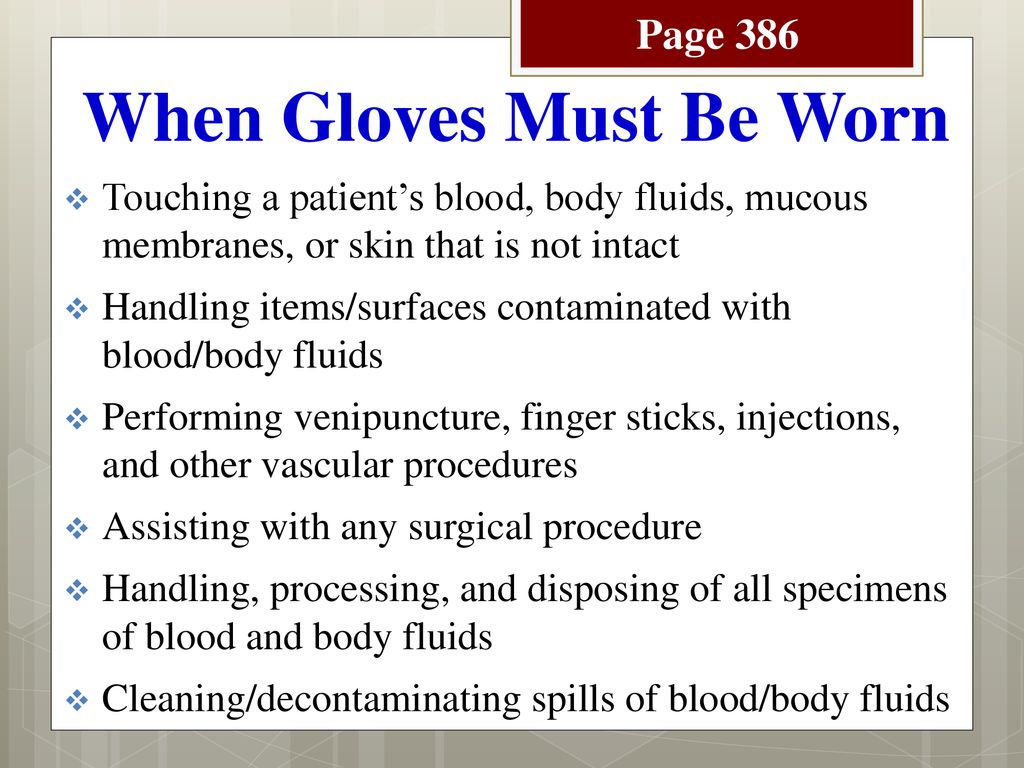 Infection Control & Bloodborne Pathogens - Ppt Download