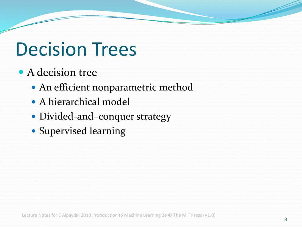 Introduction to machine learning 2nd edition ppt download