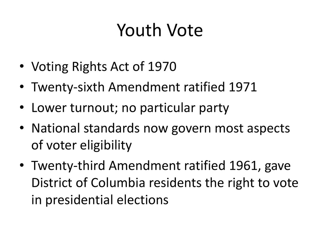 Voter Turnout & Behavior - ppt download