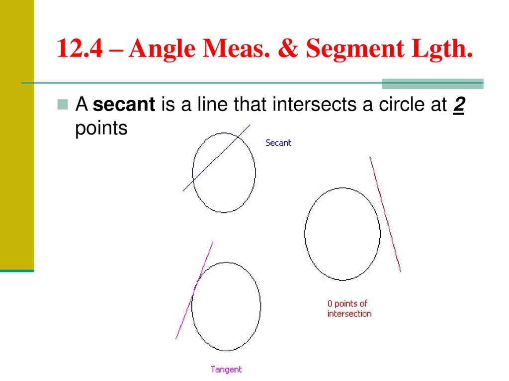 Angle Measure & Segment Lengths - ppt download