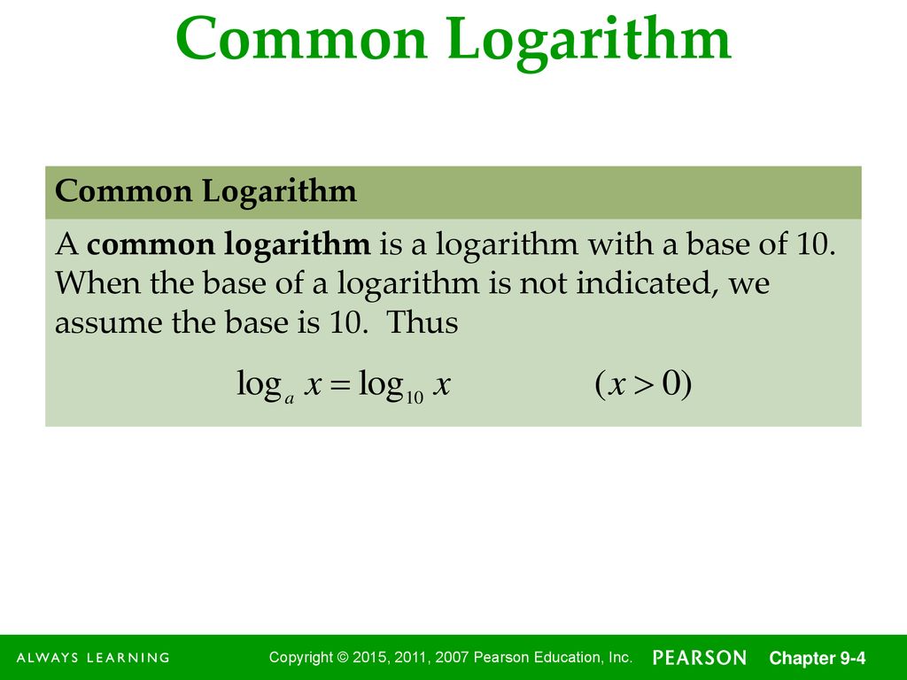 Exponential and Logarithmic Functions - ppt download