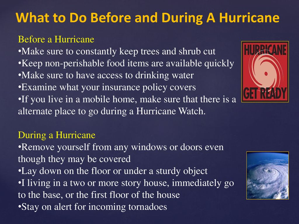 What to Do Before and During A Hurricane