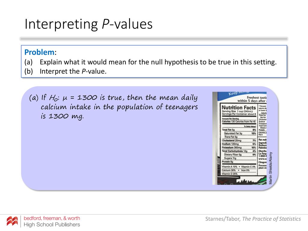 Interpreting P-values