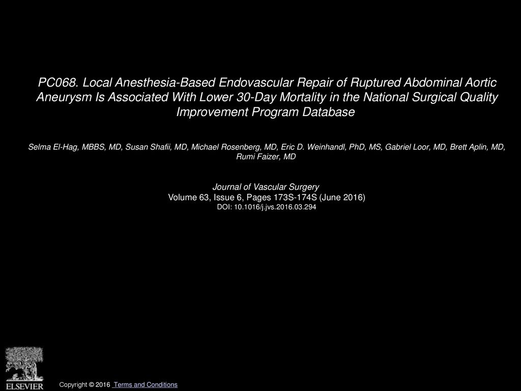 PC068 Local Anesthesia Based Endovascular Repair Of Ruptured Abdominal aortopathy-cardio-guide