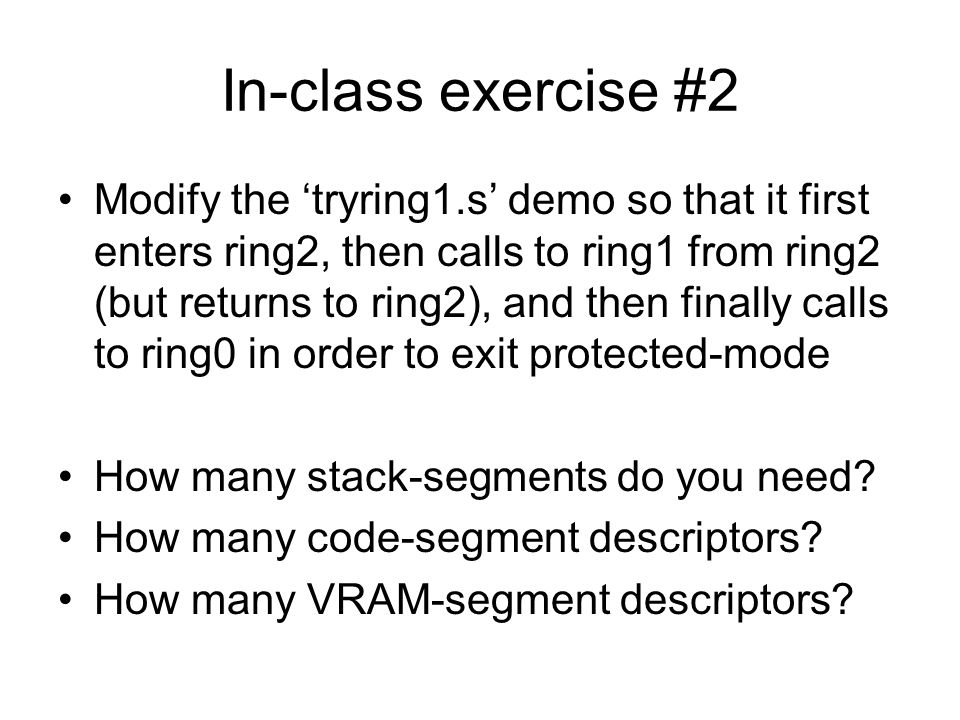 In-class exercise #2
