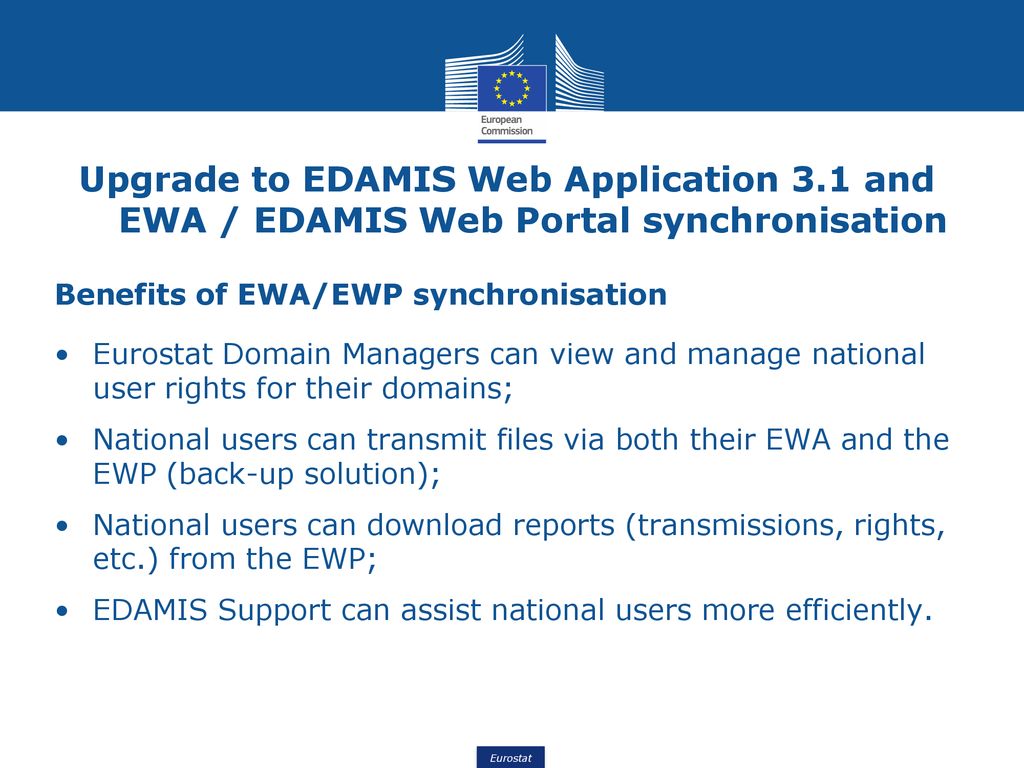 Upgrade to EDAMIS Web Application 3