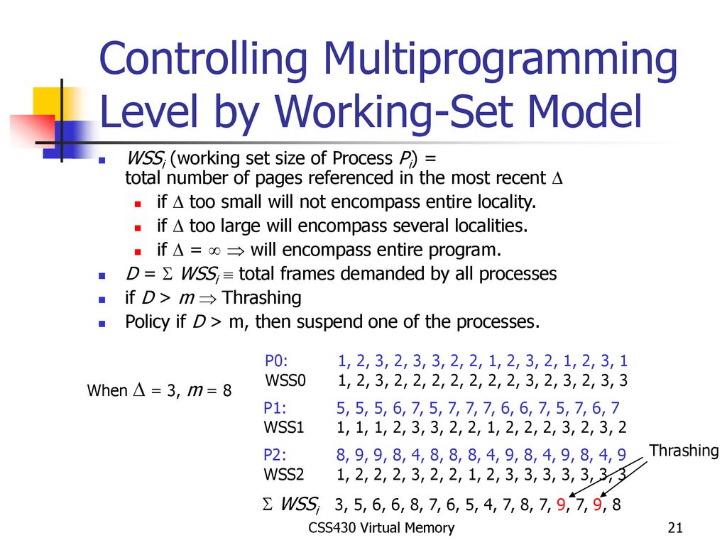 CSS430 Virtual Memory Textbook Ch10 - ppt download