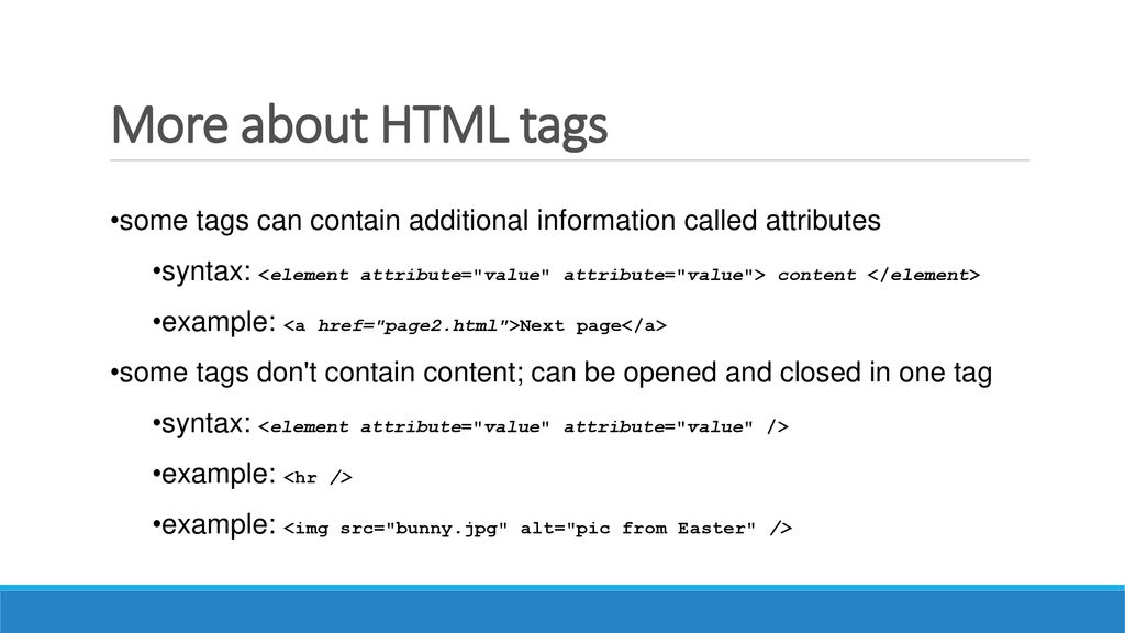CSc 337 Lecture 1: Basic HTML. - ppt download
