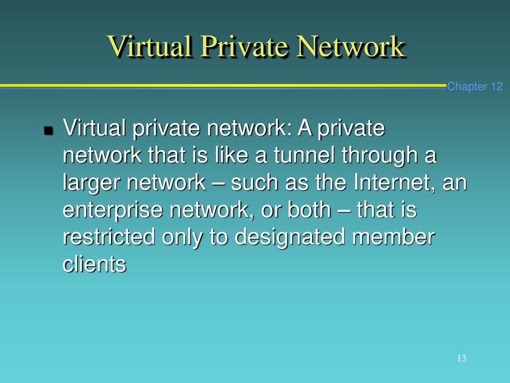 Chapter 12 Remote Access And Virtual Private Networks Ppt Download 5887