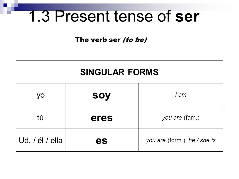 you are (form.); he / she is