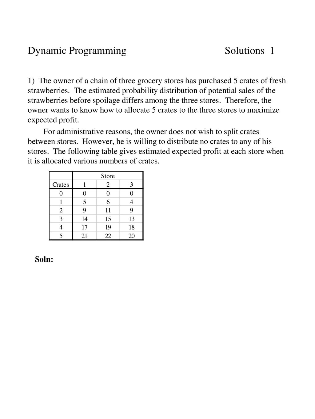 Dynamic programming solutions 1 ppt download