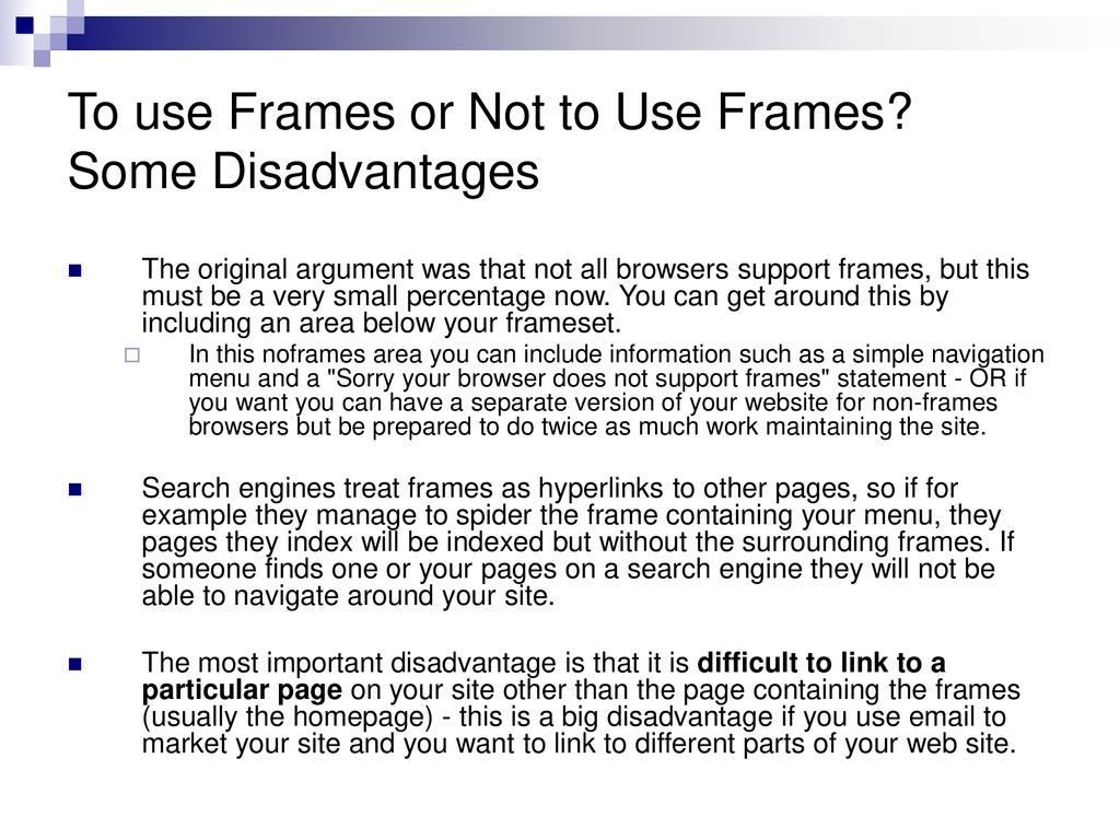 Frames  Authoring. ppt download