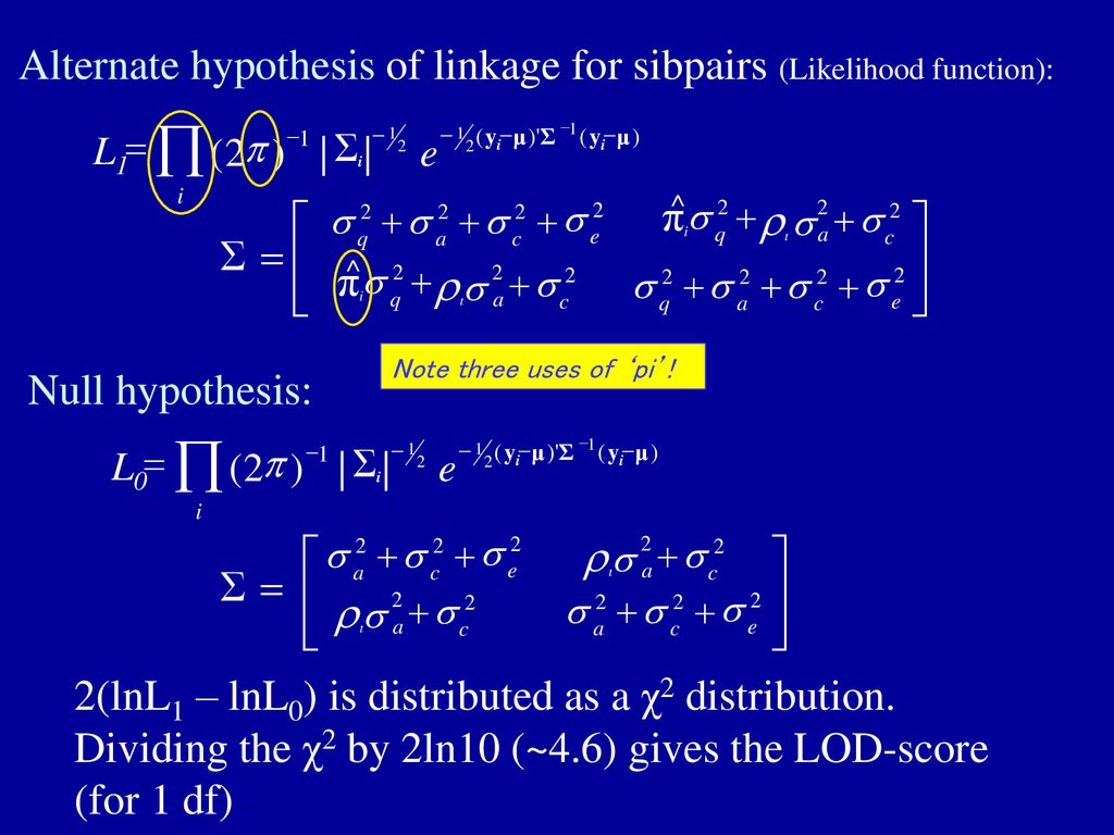 Univariate Linkage In Mx Ppt Download