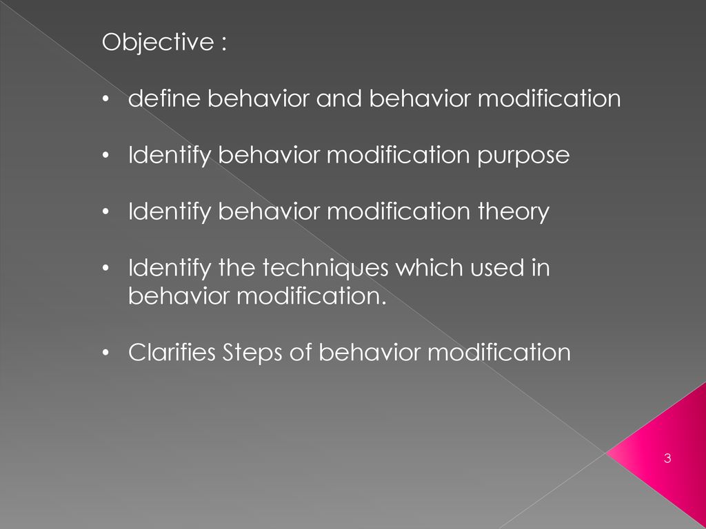 Behavior Modification - ppt download