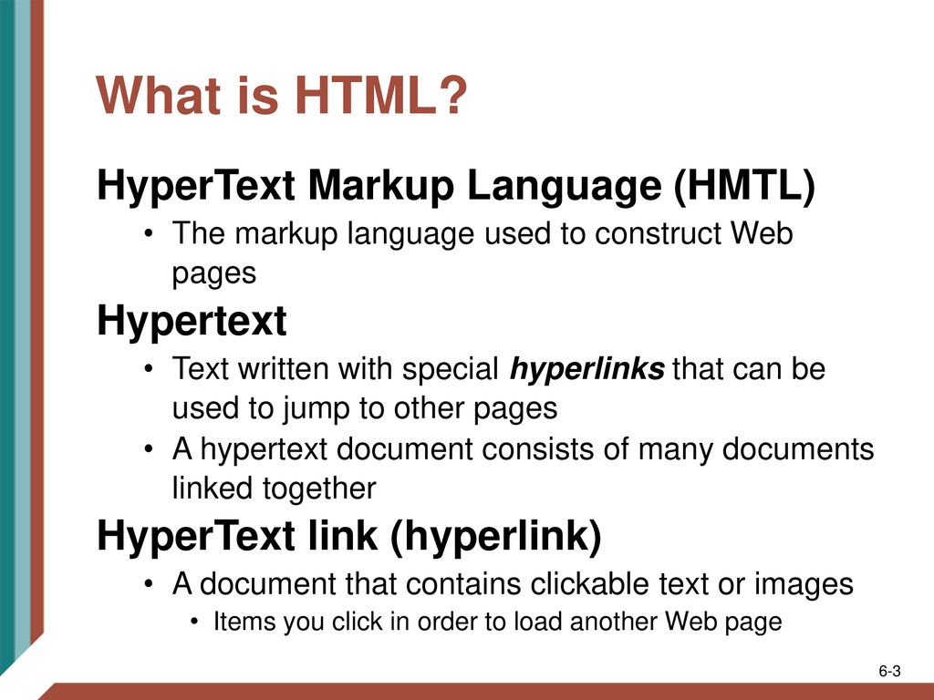 An Introduction to HTML Pages - ppt download