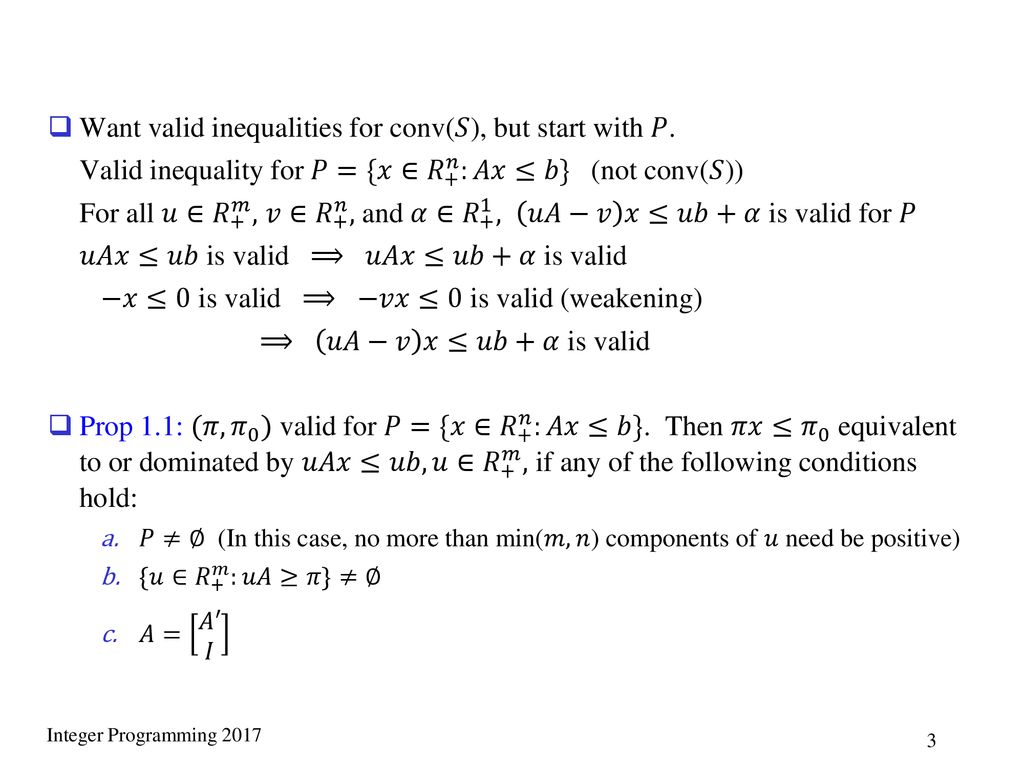 Part Ii General Integer Programming Ppt Download