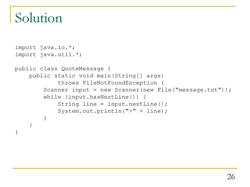 Files Readings: 6.1 – ppt download