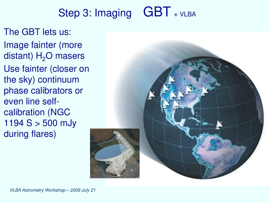 Step 3: Imaging GBT + VLBA