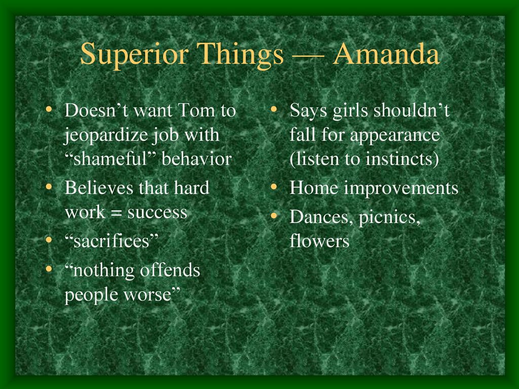 Superior Things — Amanda
