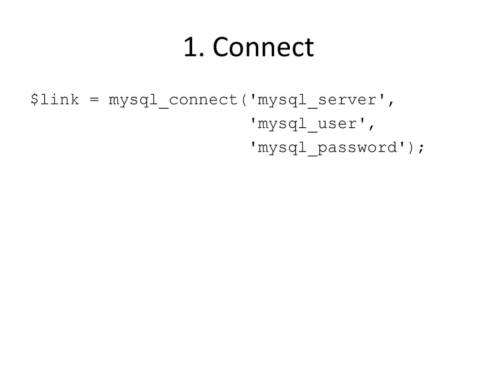 PHP AND MYSQL. - ppt download