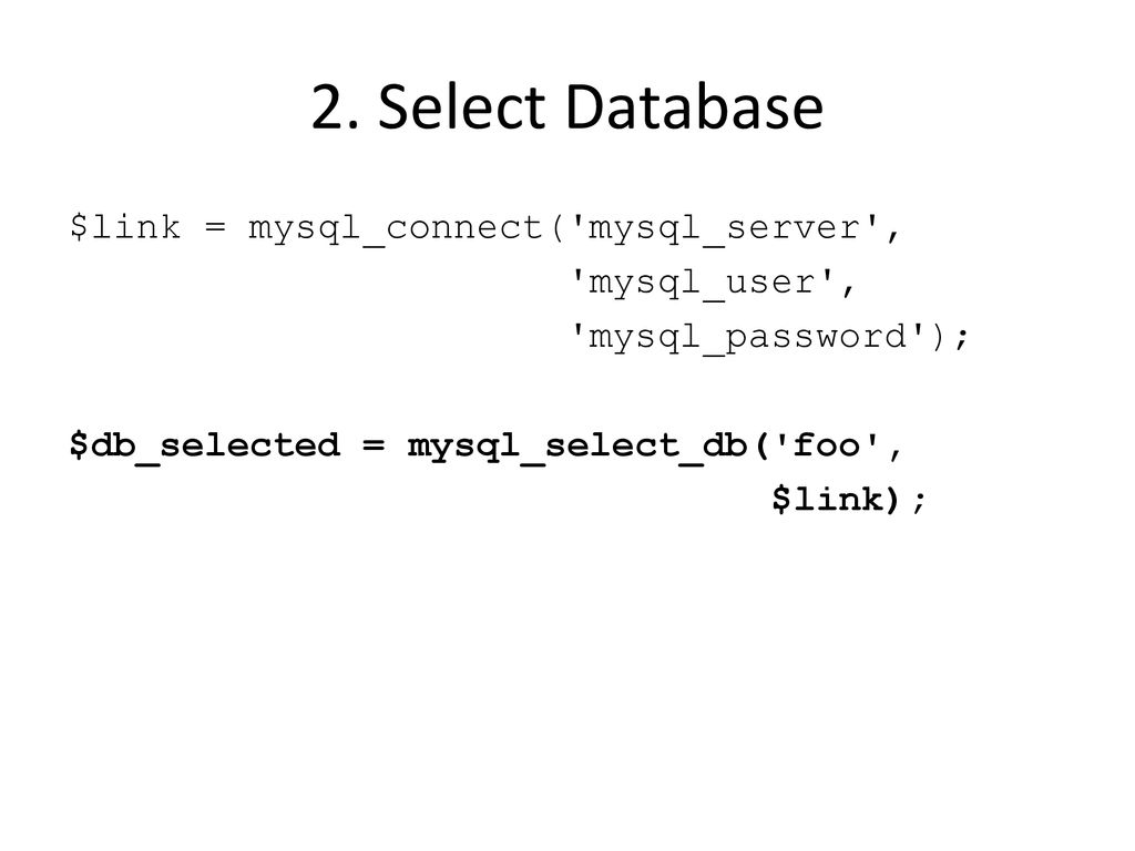 PHP AND MYSQL. - ppt download