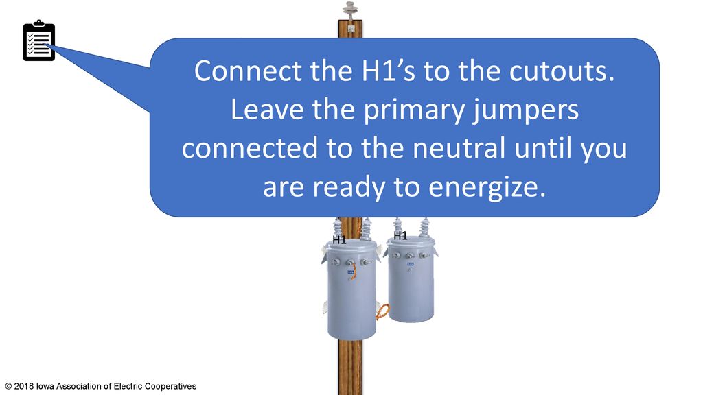 Connect the H1’s to the cutouts.
