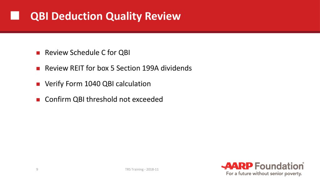 Qualified Business Deduction ppt download