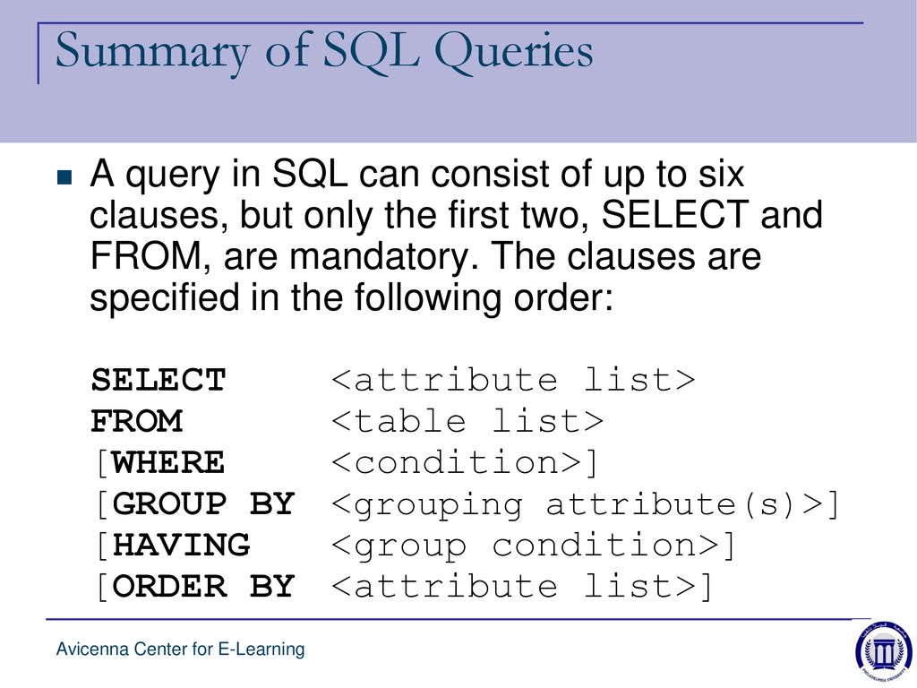 SQL Updating Database Contents Presented by: Dr. Samir Tartir - ppt ...