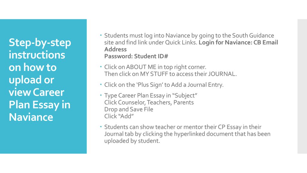 uploading-cp11-career-plan-essay-to-journal-in-naviance-ppt-download