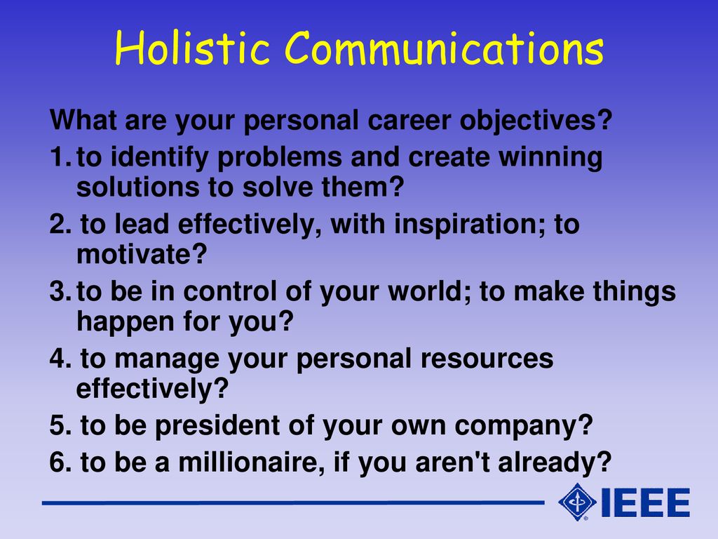 Holistic Communications