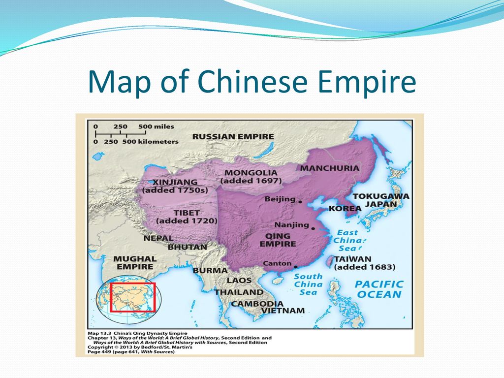 Map of Chinese Empire