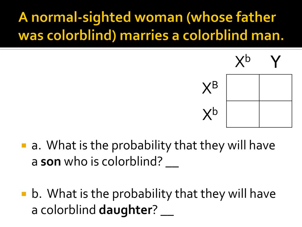 Sex Linked Traits Ppt Download